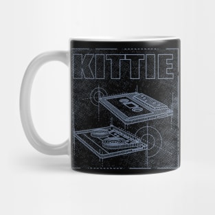 Kittie Technical Drawing Mug